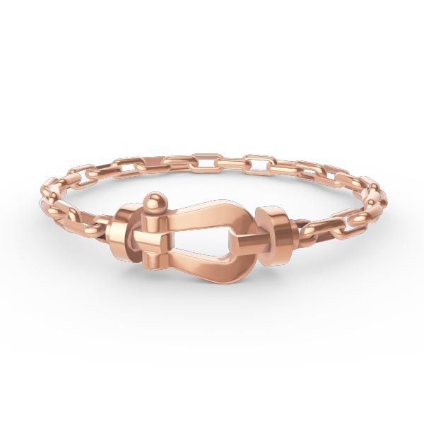 [Select]FORCE LARGE HORSESHOE CLASP  METAL BRACELET