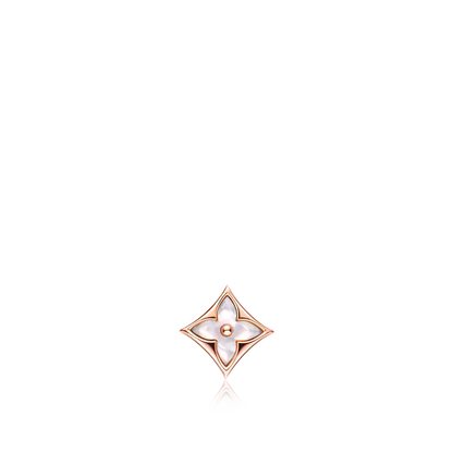 [Select]STAR MOP PINK GOLD EARRINGS