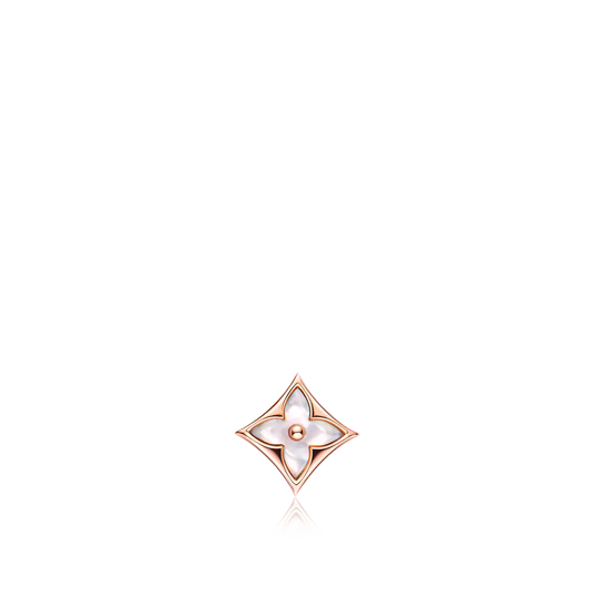 [Select]STAR MOP PINK GOLD EARRINGS