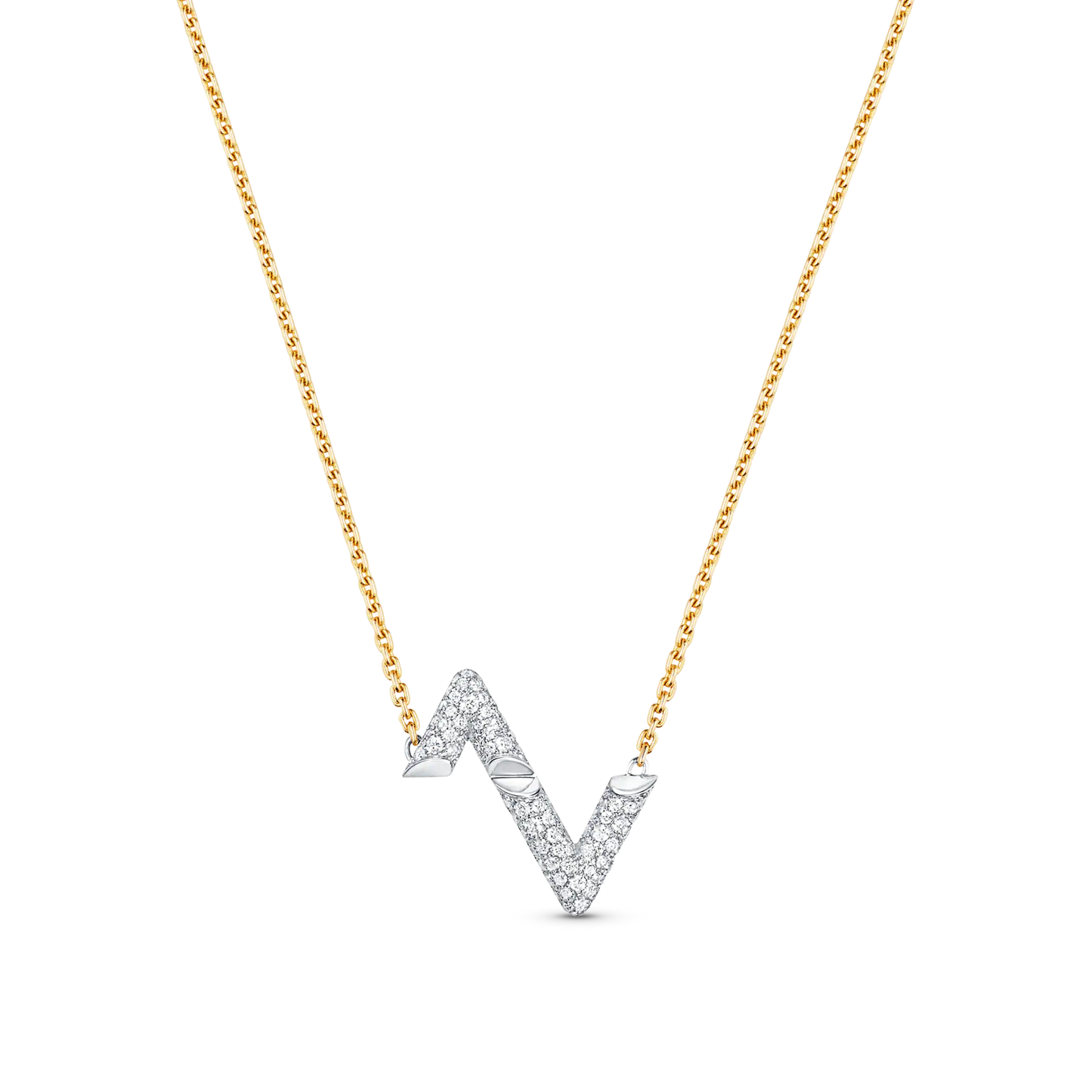 [Select]VOLT SILVER DIAMOND PEDANT NECKLACE
