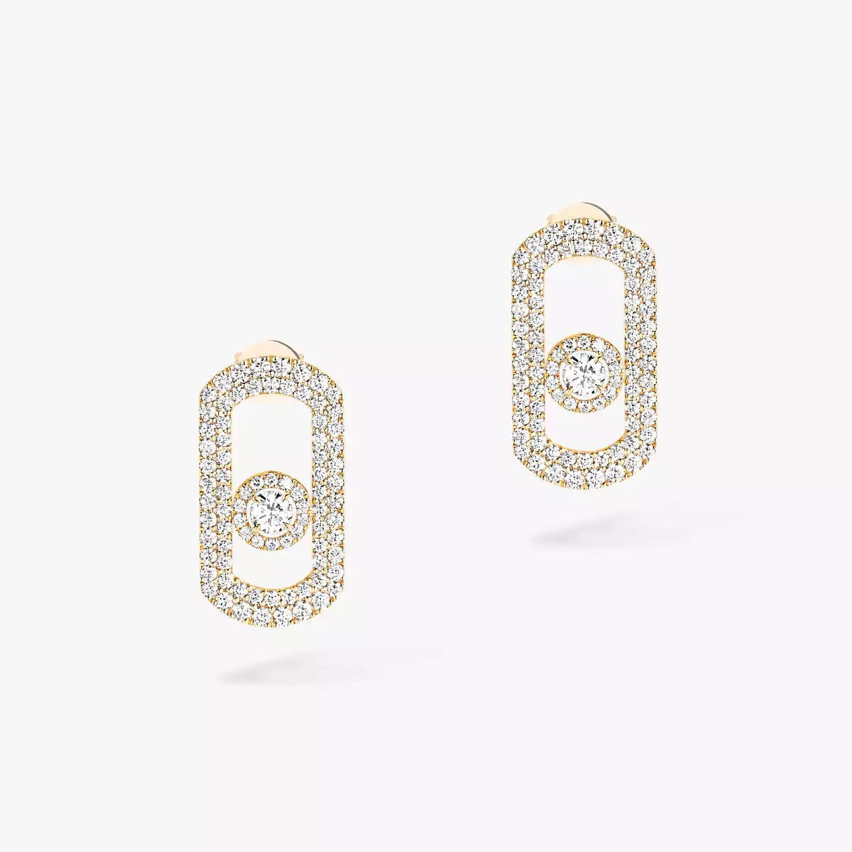 [Select]So Move Pave_-Set Diamond Earrings in Silver