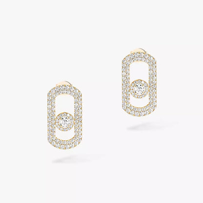 [Select]So Move Pave_-Set Diamond Earrings in Silver