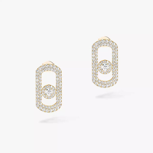 [Select]So Move Pave_-Set Diamond Earrings in Silver