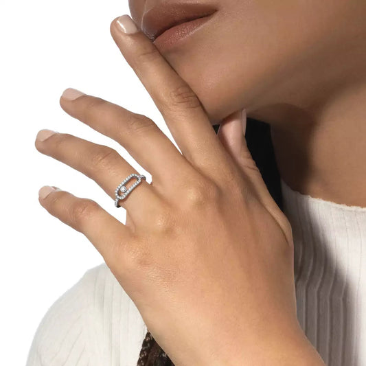 [Select]Move Uno Diamond Ring in Gold