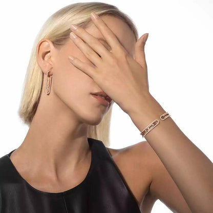 [Select]Diamond Pendant Earrings Move 10Th