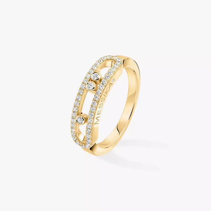 [Select] Baby Move Gold Diamond Pave_ Ring