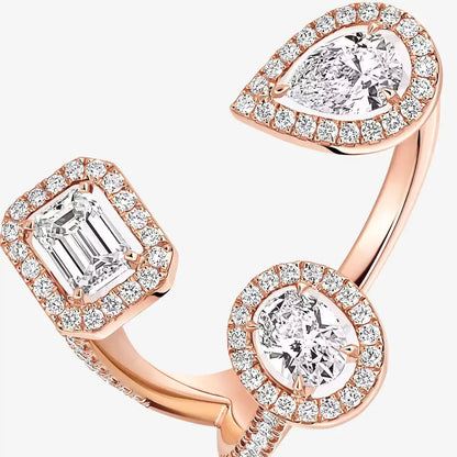 [[Select] Diamond Ring 0,25ct My Twin Trilogy