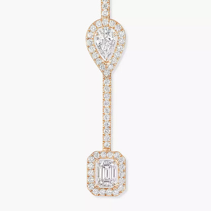 [Select]Diamond Drop Earrings My Twin