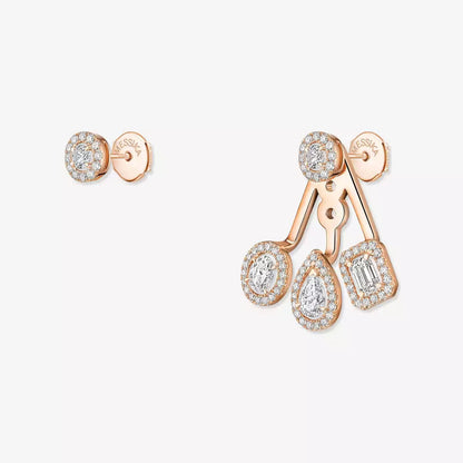 [Select] My Twin Trio  Diamond Earrings