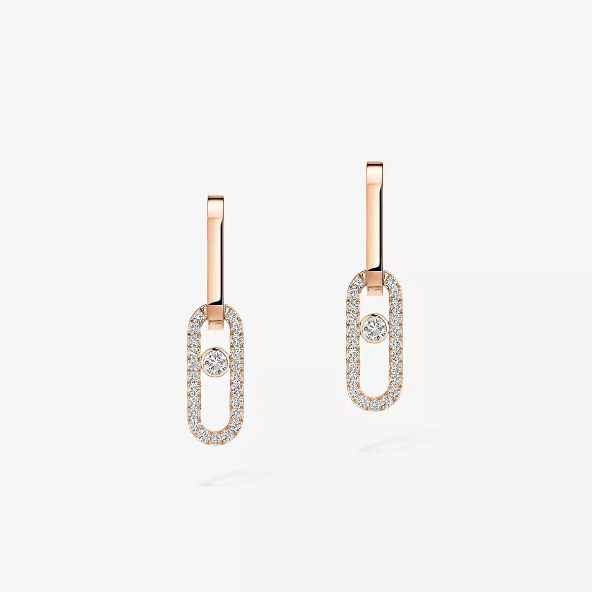 [Select]Move Link Diamond Earrings
