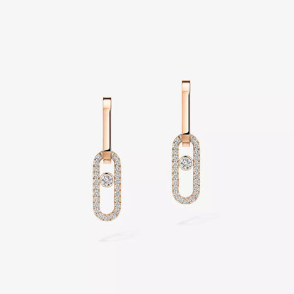 [Select]Move Link Diamond Earrings