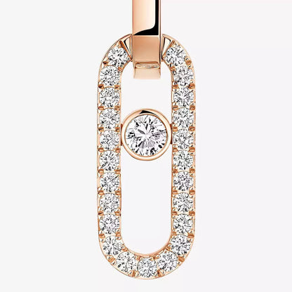 [Select]Move Link Diamond Earrings