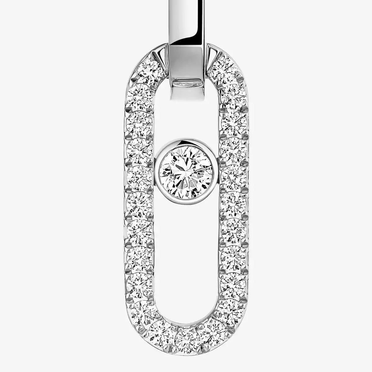[Select]Move Link Diamond Earrings