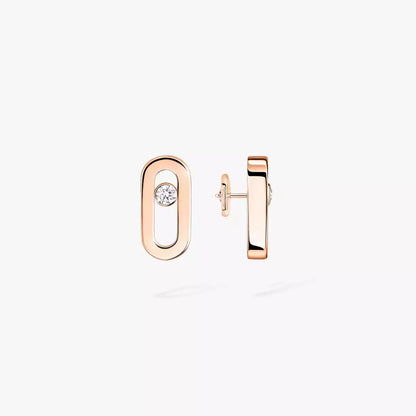 [Select]Move Uno Diamond Stud Earrings