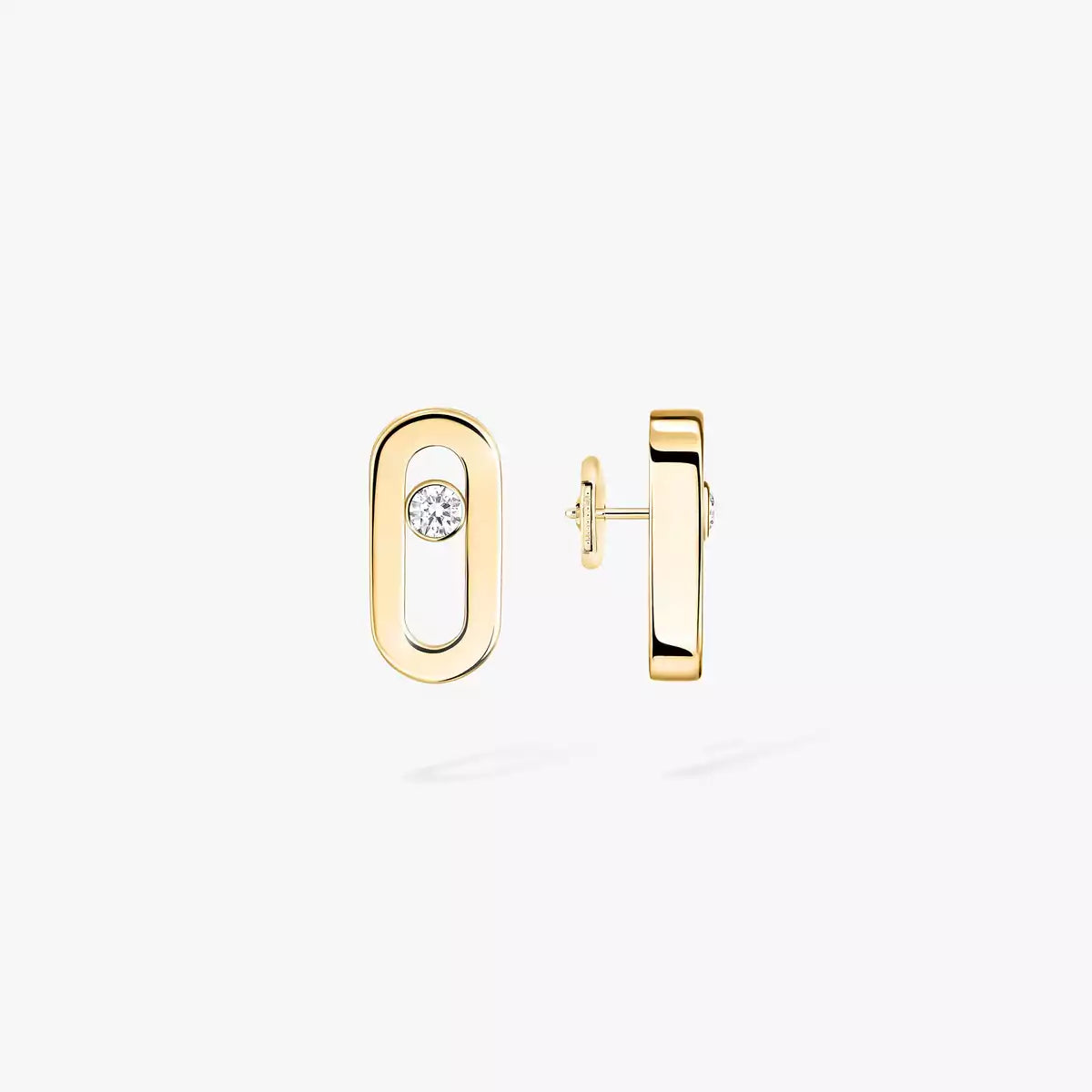 [Select]Move Uno Diamond Stud Earrings