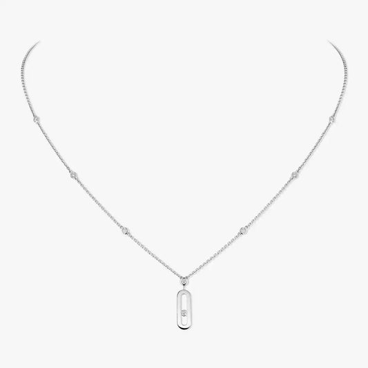 [Select] Move Uno Gold Diamond Long Necklace