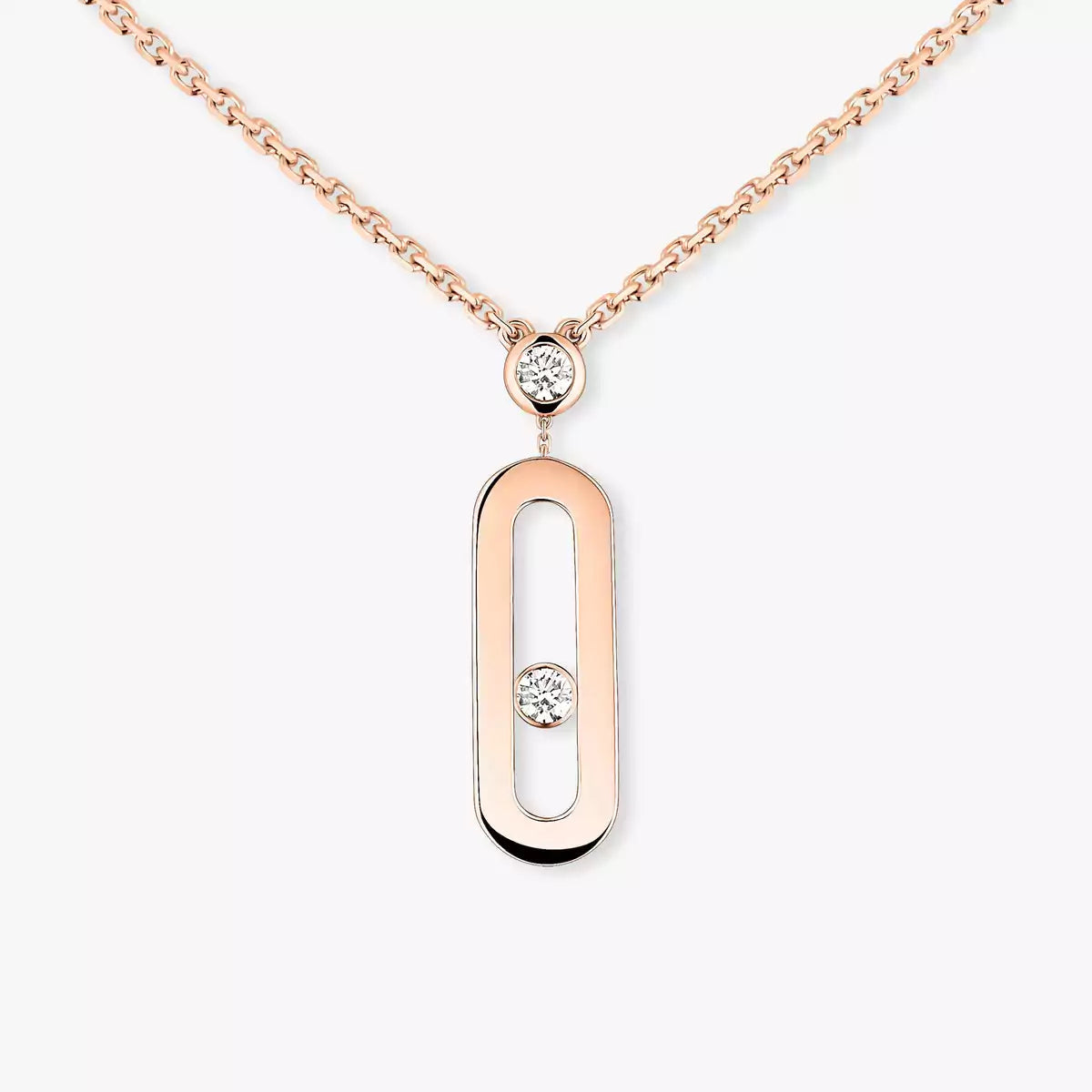 [Select] Move Uno Gold Diamond Long Necklace