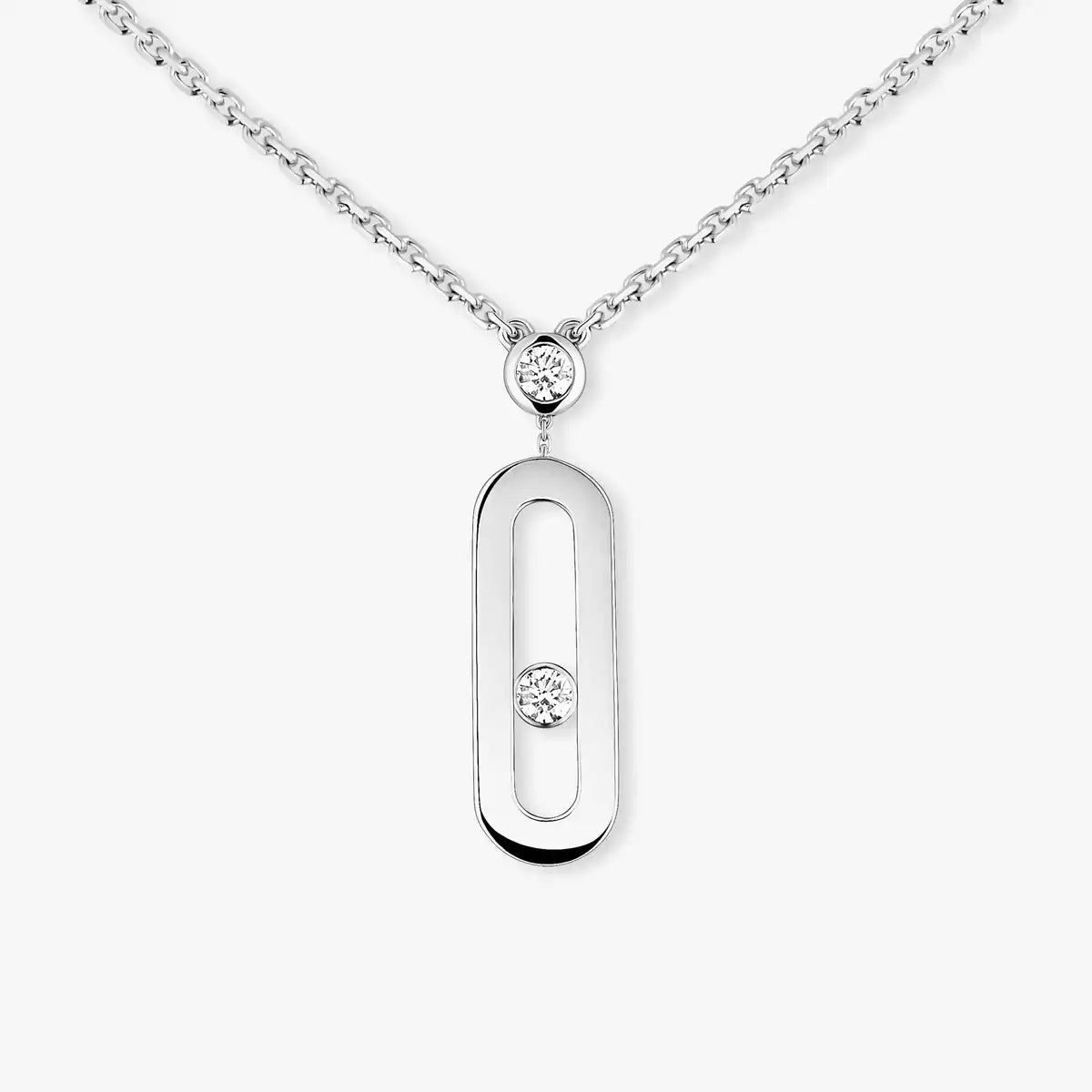 [Select] Move Uno Gold Diamond Long Necklace
