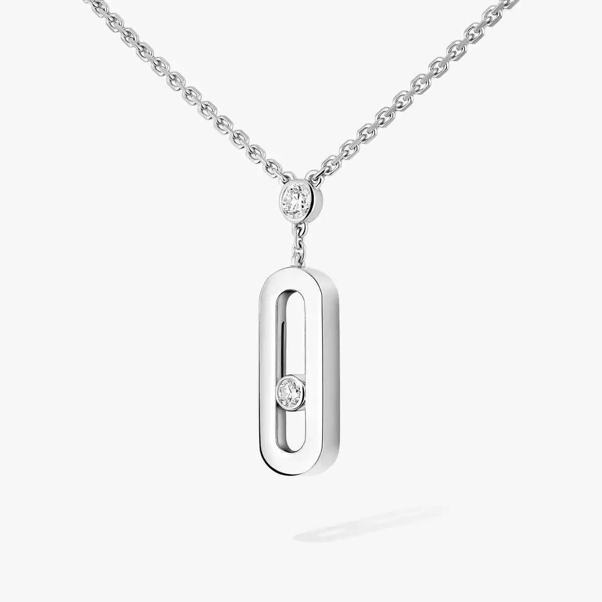 [Select] Move Uno Gold Diamond Long Necklace