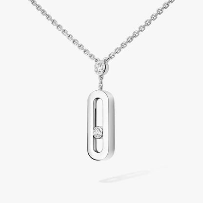 [Select] Move Uno Gold Diamond Long Necklace