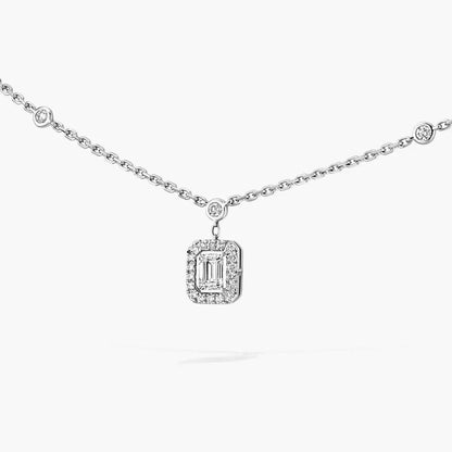 [Select]My Twin Diamond Necklace in Silver