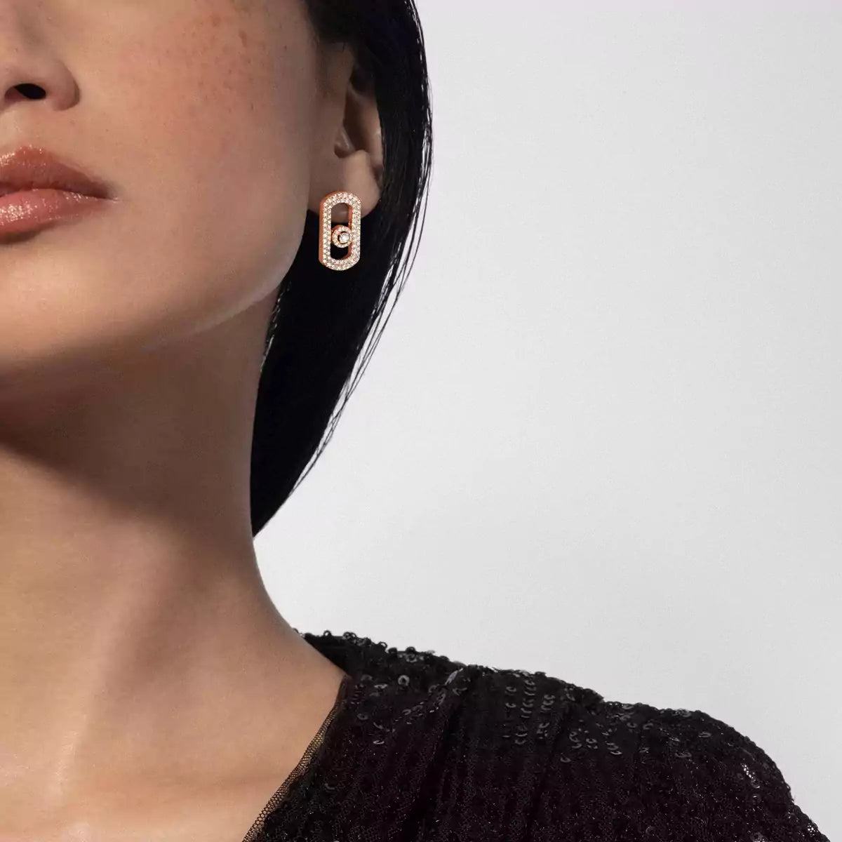 [Select]So Move Pave_-Set Diamond Earrings in Silver