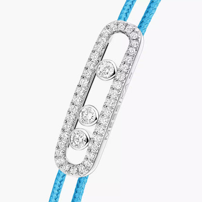 [Select]Messika Care(s) pink cord pavé bracelet