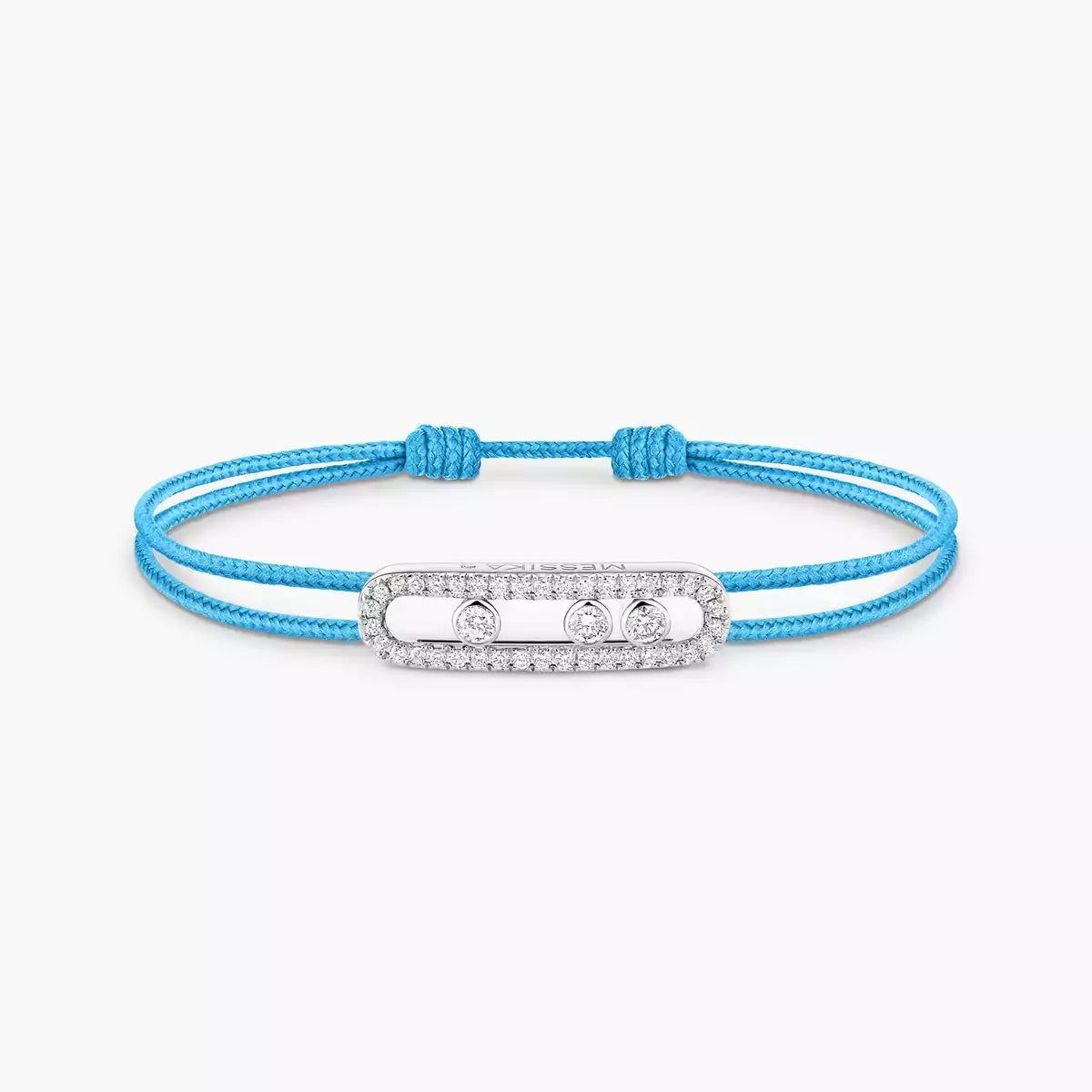 [Select]Messika Care(s) pink cord pavé bracelet