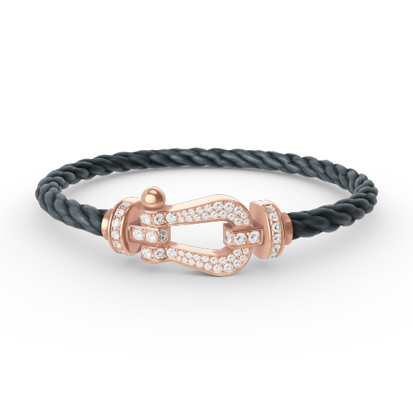 [Select]FORCE LARGE HORSESHOE FULL DIAMOND BRACELET Select GOLD
