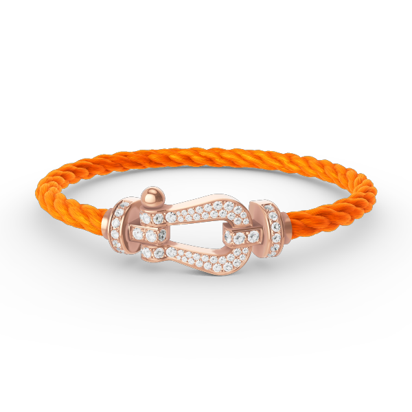 [Select]FORCE LARGE HORSESHOE FULL DIAMOND BRACELET Select GOLD