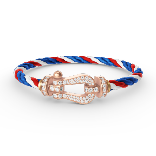 [Select]FORCE LARGE HORSESHOE FULL DIAMOND BRACELET Select GOLD