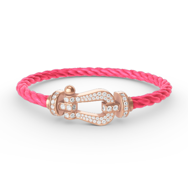 [Select]FORCE LARGE HORSESHOE FULL DIAMOND BRACELET Select GOLD