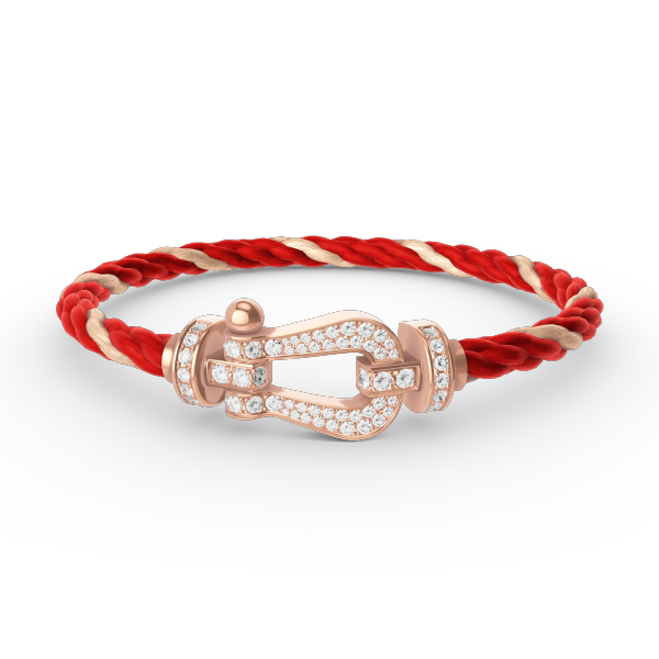 [Select]FORCE LARGE HORSESHOE FULL DIAMOND BRACELET Select GOLD