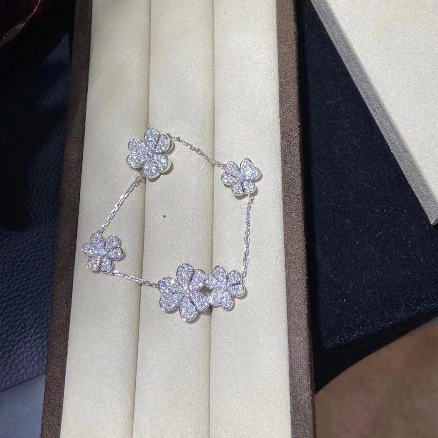 [Select]FRIVOLE SILVER 5 FLOWERS BRACELET