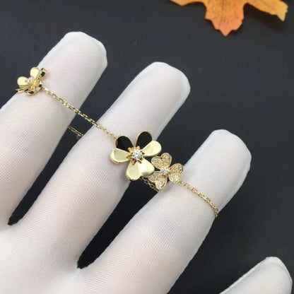 [Select]FRIVOLE GOLD 5 FLOWERS BRACELET