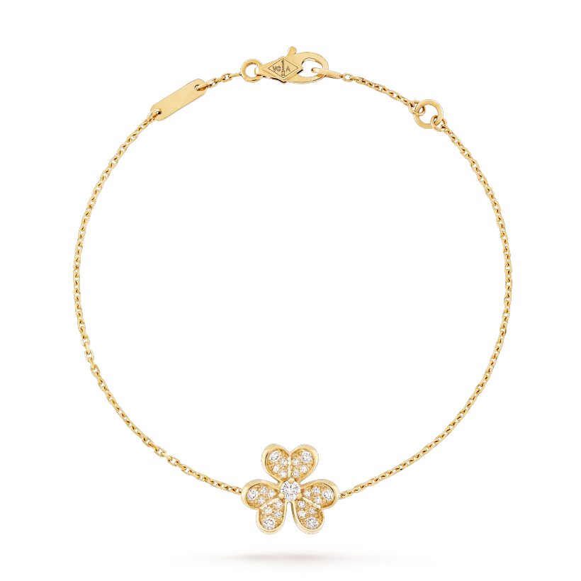[Select]FRIVOLE GOLD FLOWER DIAMOND BRACELET