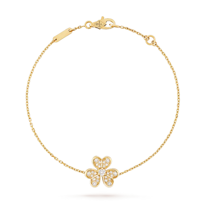 [Select]FRIVOLE GOLD FLOWER DIAMOND BRACELET