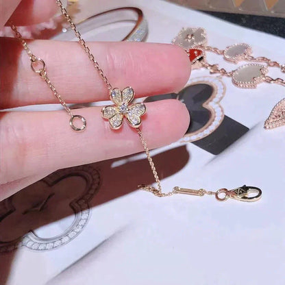 [Select]FRIVOLE GOLD FLOWER DIAMOND BRACELET