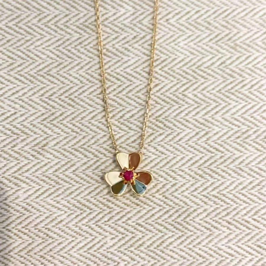 [Select]FRIVOLE GOLD FLOWER NECKLACE