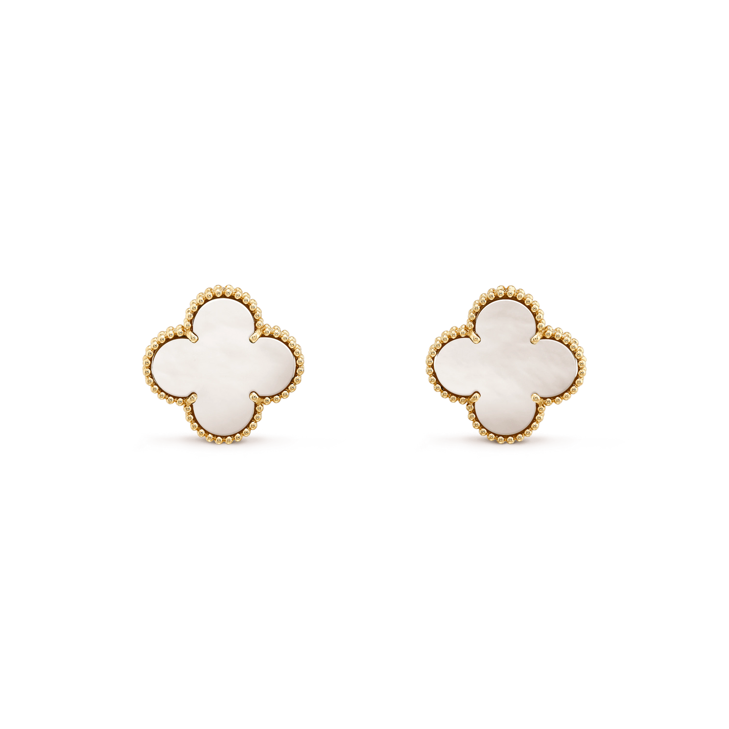 [Select]CLOVER MINI GOLD EARRINGS