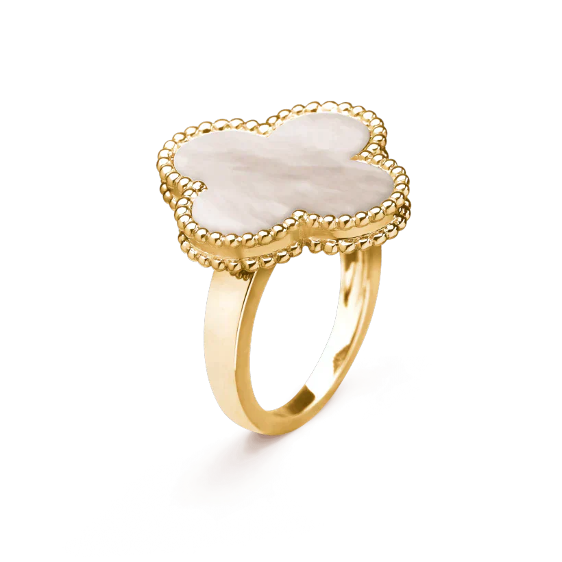 [Select]CLOVER WHITE MOP RING