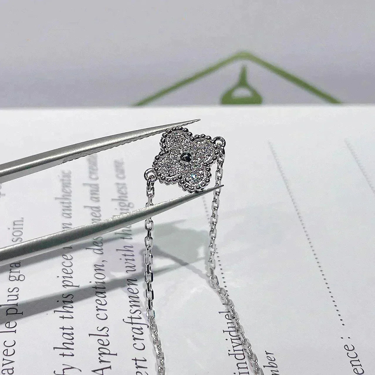 [Select]CLOVER  SINGLE FLOWER BRACELET SILVER