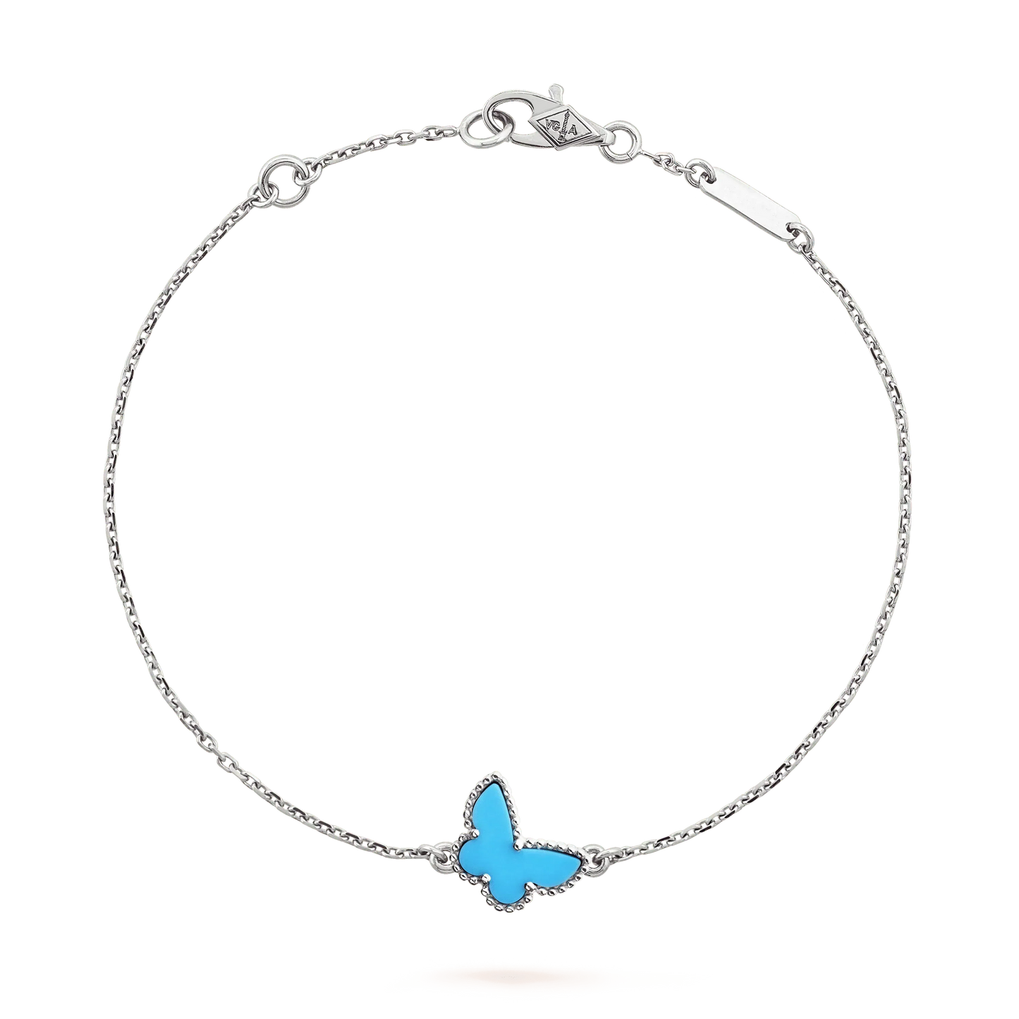 [Select]BUTTERFLY TURQUOISE BUTTERFLY BRACELET SILVER