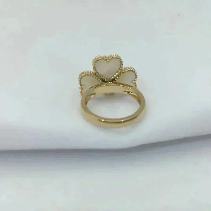 [Select]SWEET CLOVER WHITE MOP RING