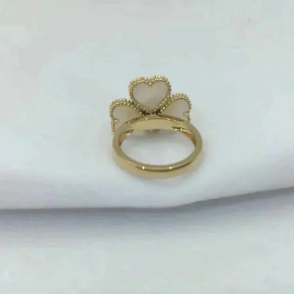 [Select]SWEET CLOVER WHITE MOP RING