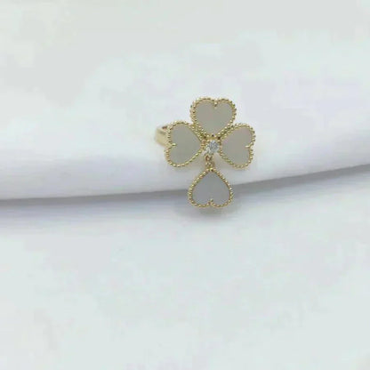 [Select]SWEET CLOVER WHITE MOP RING
