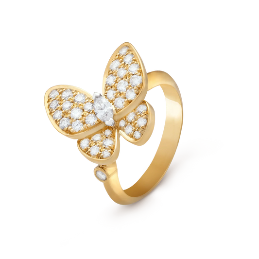 [Select]BUTTERFLY DIAMOND RING
