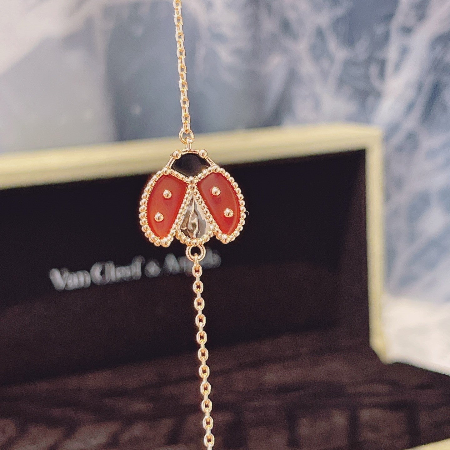 [Select]LUCKY SPRING 1 MOTIF PINK GOLD BRACELET