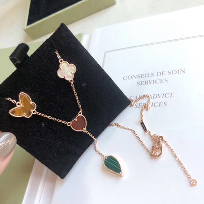 [Select]LUCKY SPRING 4 MOTIFS Select GOLD NECKLACE