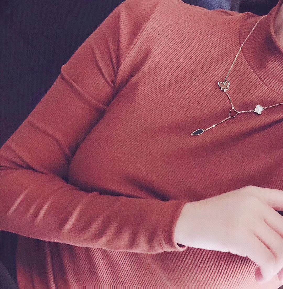 [Select]LUCKY SPRING 4 MOTIFS Select GOLD NECKLACE